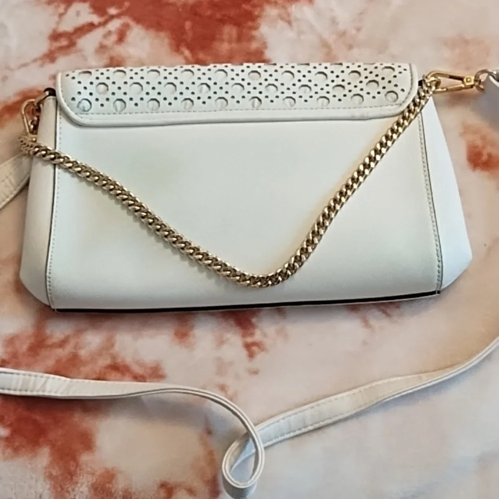 Kate Spade NY White Perforated Bag